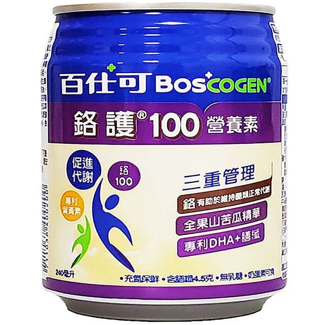 百仕可-鉻護100營養素(無糖)250ml*24罐