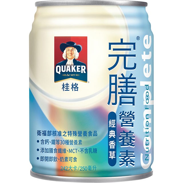 桂格-完膳營養素液(經典香草)250ml*24罐