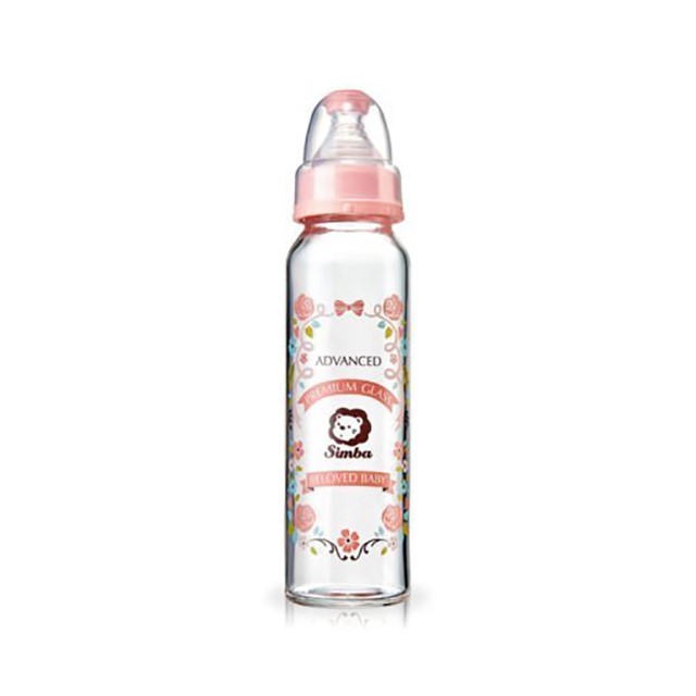 蘿蔓晶鑽標準玻璃大奶瓶240ml
