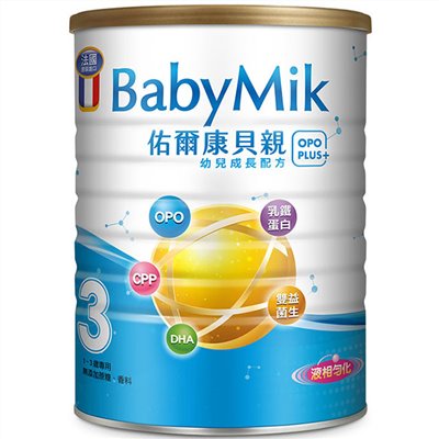 佑爾康-貝親幼兒成長配方 OPO Plus 850g