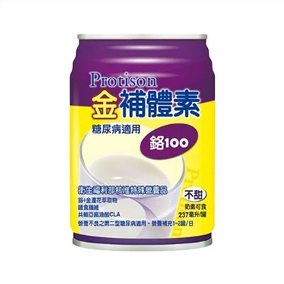 金補體素-鉻100(原味不甜)237ML*24罐