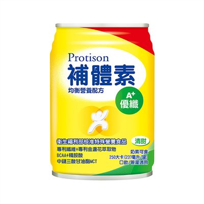 補體素-優纖A+(清甜)237ml*24罐