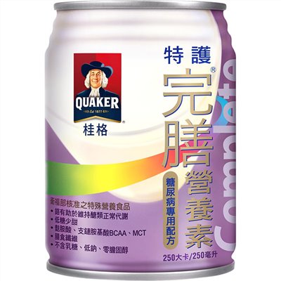 桂格-完膳特護糖尿配方(低糖)250ml*24罐