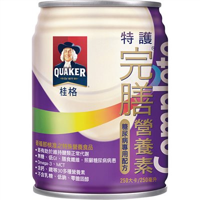 桂格-完膳特護糖尿配方(無糖)250ml*24罐