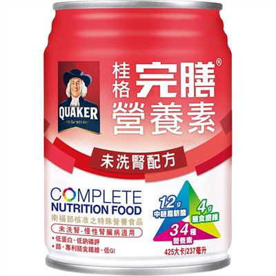 桂格-完膳營養素未洗腎配方237ml*24罐